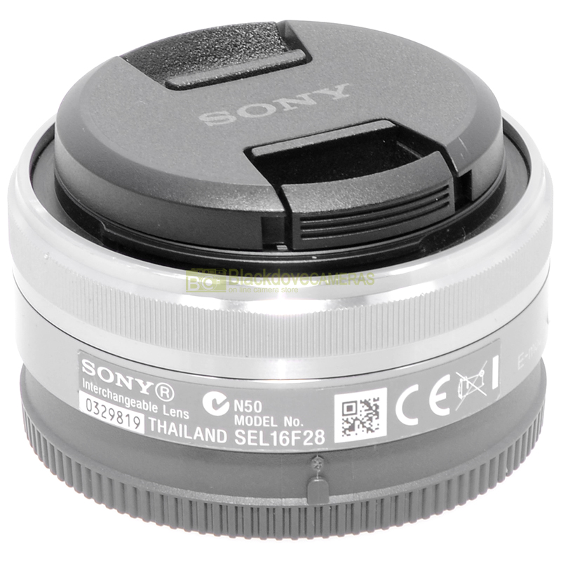 Sony E 16mm f2,8 Silver obiettivograndangolare per fotocamere Sony E-Mount APS-C