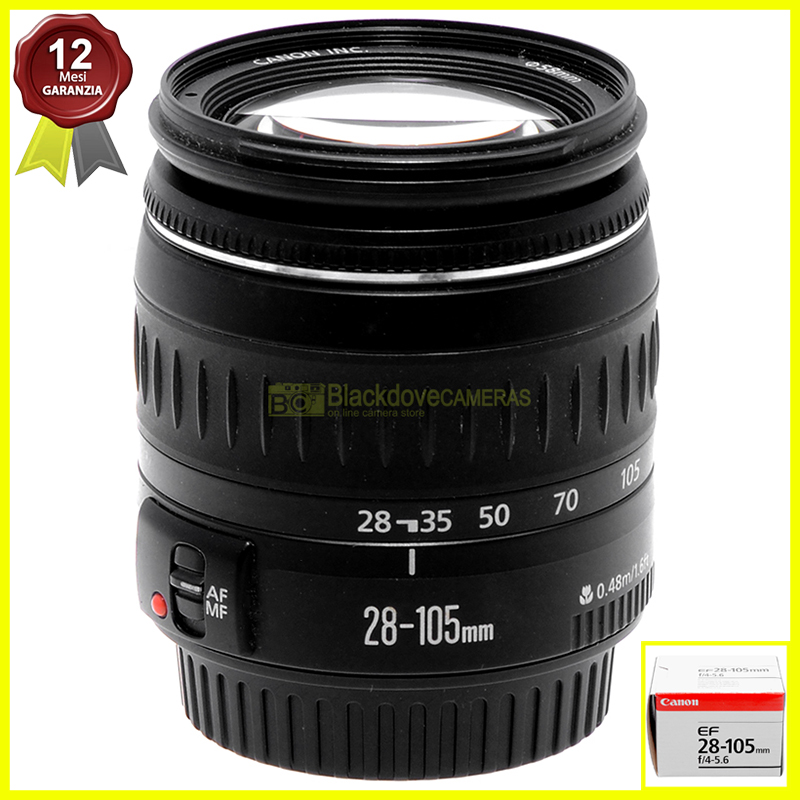 Obiettivo Canon zoom EF 28/105mm f4-5,6 Full Frame per fotocamere EOS.