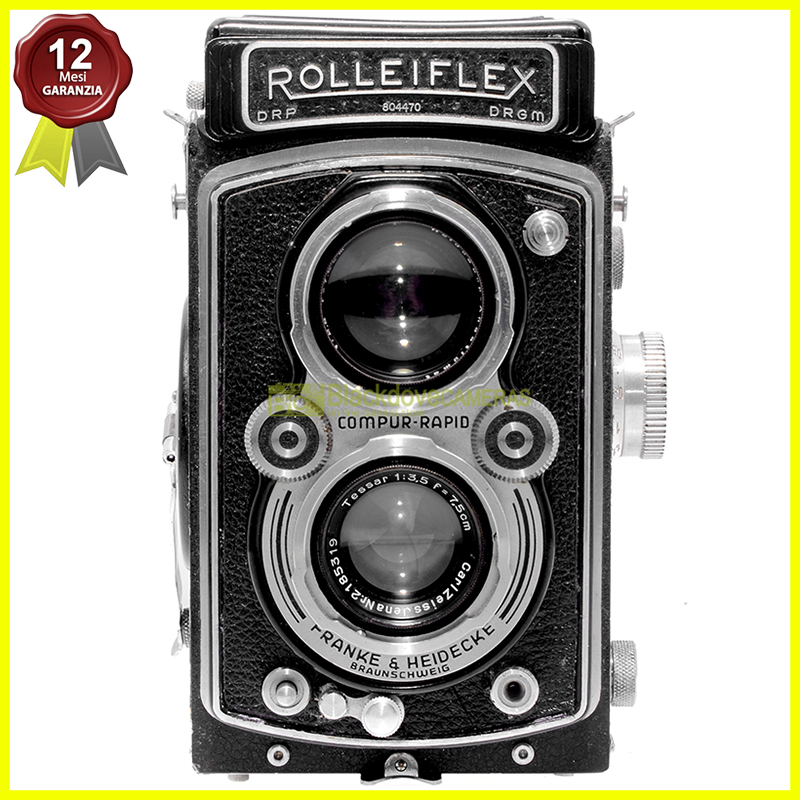 Rollei Automat Model 2 fotocamera reflex biottica con Zeiss Tessar 75mm. f3,5