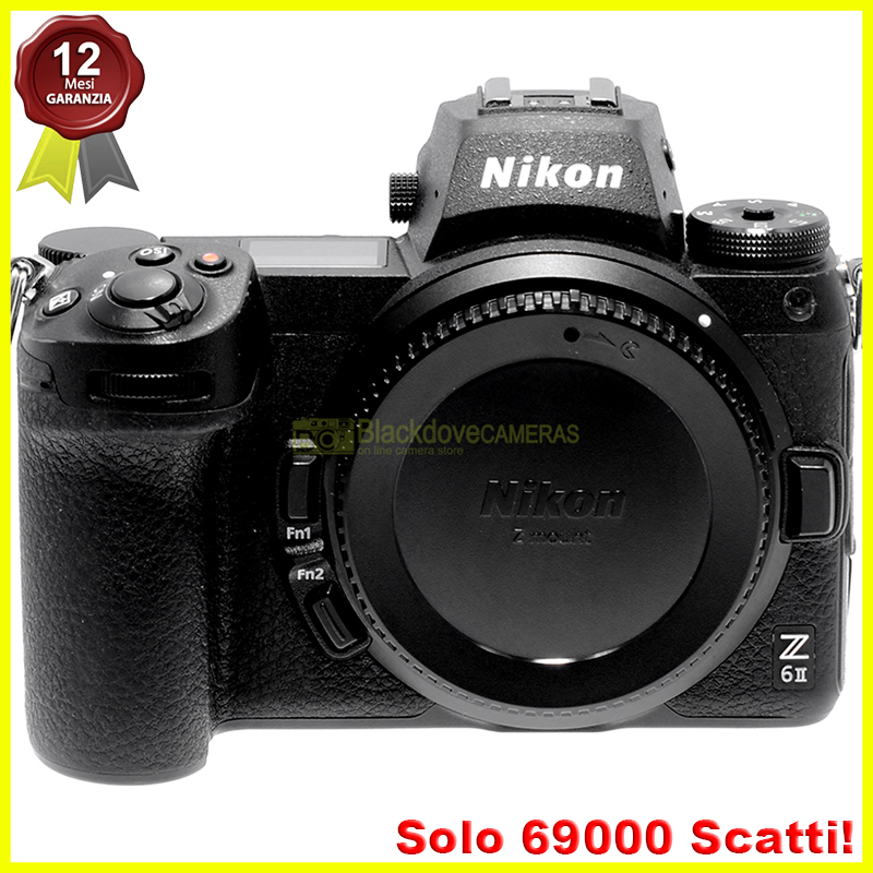 Nikon Z6 II body fotocamera mirrorless digitale innesto Z. Nital. 24,3Mp, 4K.