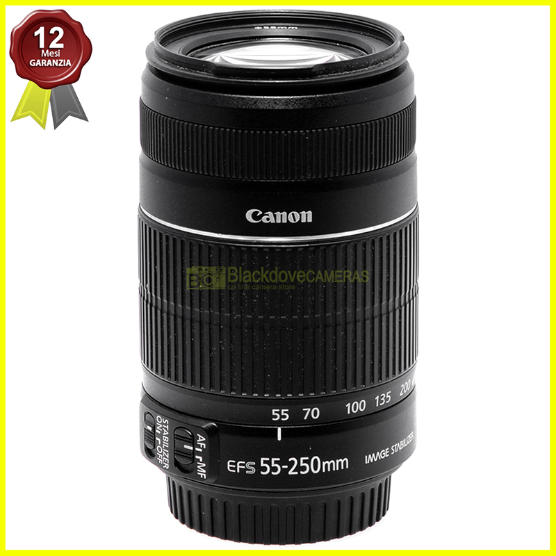 Canon EF-S 55/250mm f4-5,6 IS II Obiettivo AF per fotocamere reflex digitali APS