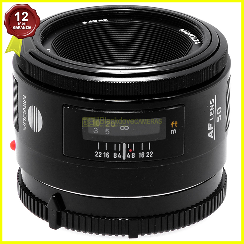 Obiettivo Minolta AF 50mm. f1,7 full frame A-Mount per fotocamere reflex Sony 