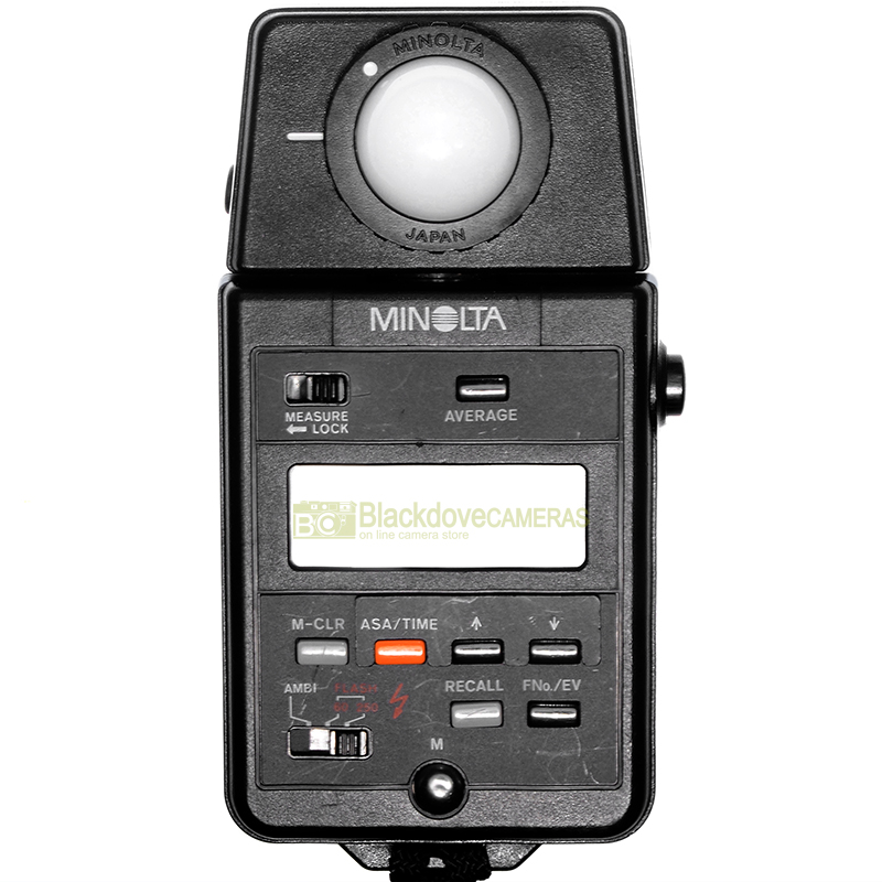 Esposimetro Flash Meter Minolta Autometer III. Luce incidente, riflessa, flash.