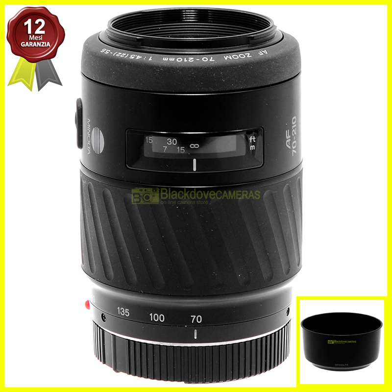 Minolta AF 70/210mm f4-5,6 obiettivo full frame A-Mount per fotocamere Sony