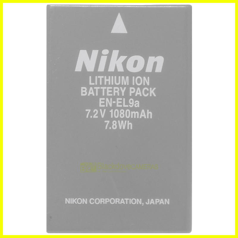 Nikon EN-EL9 Batteria originale 1080 mAh per D40/D40x/D60/D3000/D5000