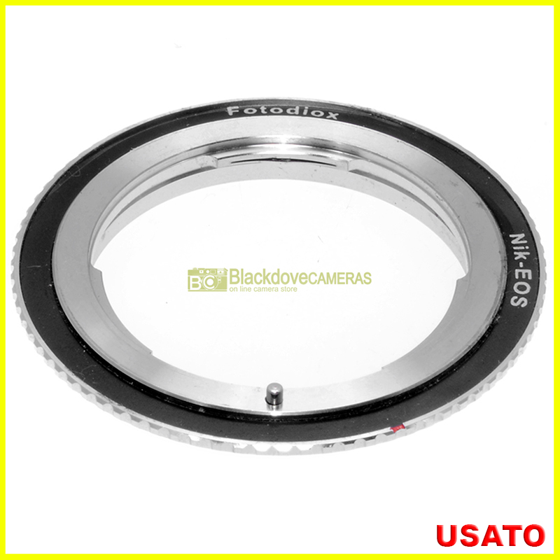 Adapter per obiettivi Nikon su fotocamere Canon EOS. Anello Adattatore EF-N