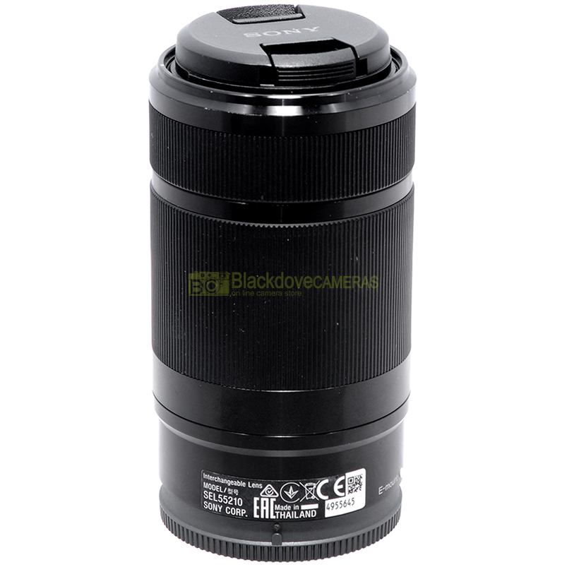 Sony E 55-210mm f4-6,3 OSS Nero obiettivo zoom E-Mount. 55/210 mm f/4-6.3 vista dettagliata