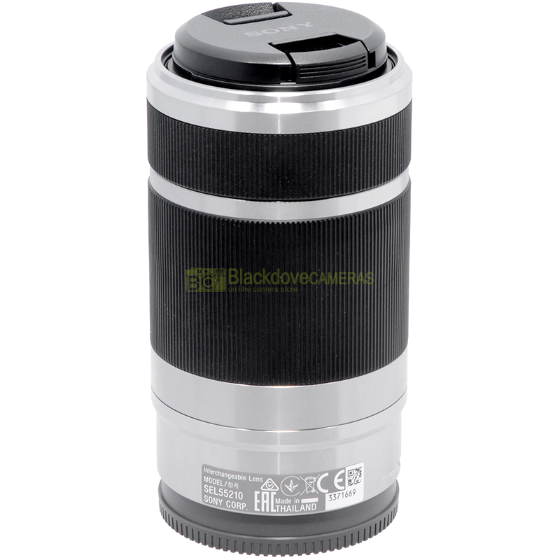 Sony E 55-210mm f4-6,3 OSS obiettivo zoom E-Mount. 55/210 mm f/4-6.3 vista dettagliata