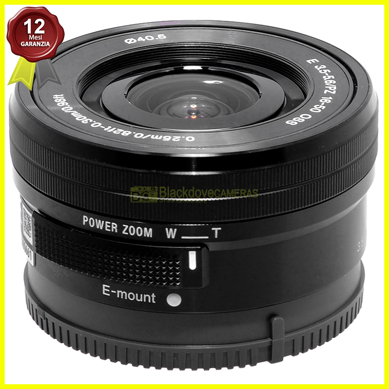 Sony E 16-50mm f/3.5-5.6 PZ OSS Nero Obiettivo Zoom per Sony E-Mount - foto reale del prodotto