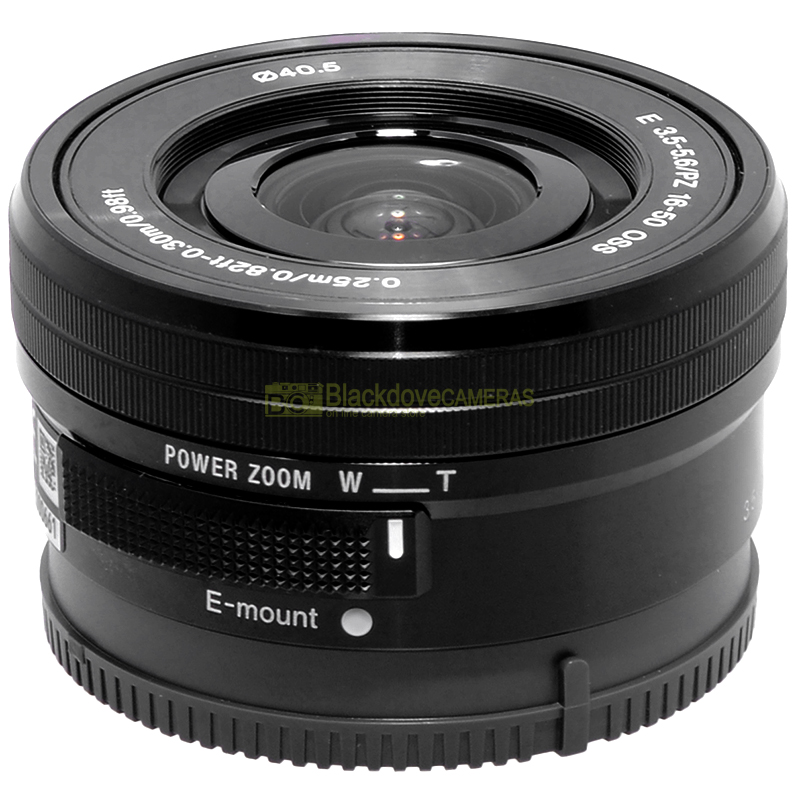 Sony E 16-50mm f/3.5-5.6 PZ OSS Nero Obiettivo Zoom per Sony E-Mount vista dettagliata