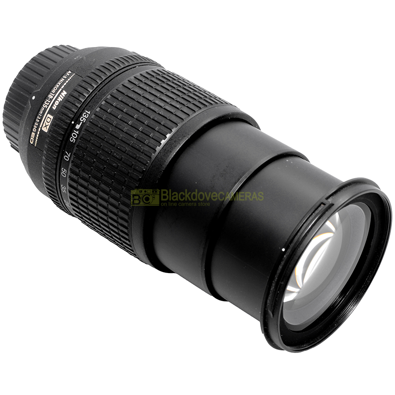 Nikon 18-135mm DX usato – dettaglio frontale lente