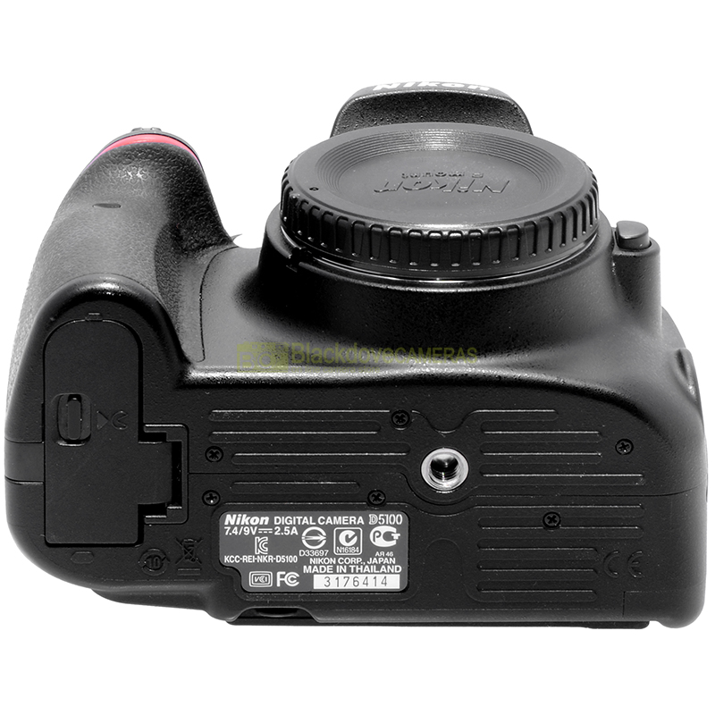 Nikon D5100 body fotocamera DSLR lato superiore