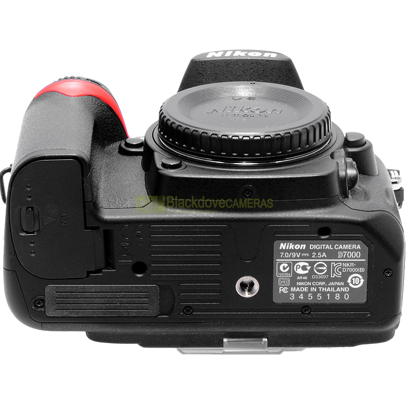 Nikon D7000 body DSLR vista superiore