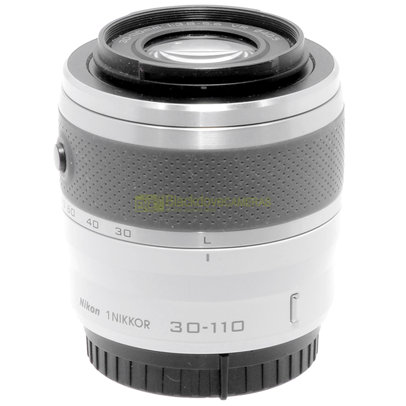 Dettaglio Nikon 1 Nikkor 30-110mm VR lato frontale