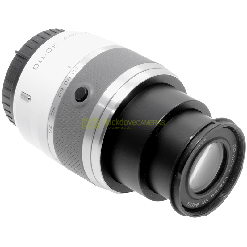 Vista laterale Nikon 1 Nikkor 30-110mm VR zoom