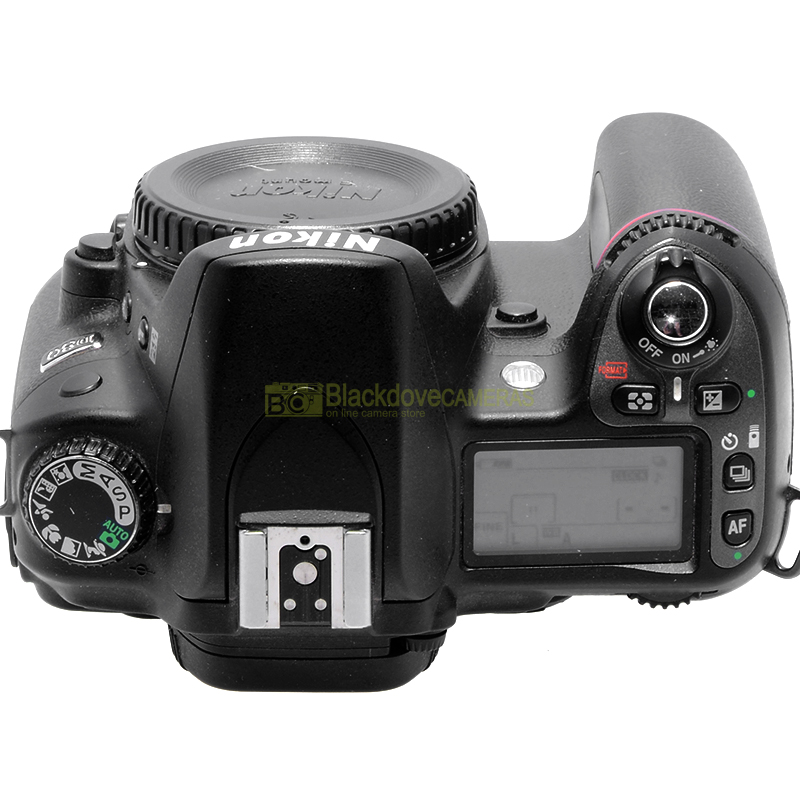 Nikon D80 reflex digitale dettaglio comandi superiori