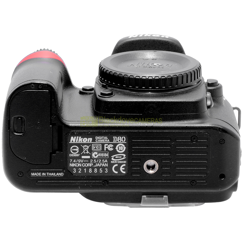 Nikon D80 body DSLR vista superiore