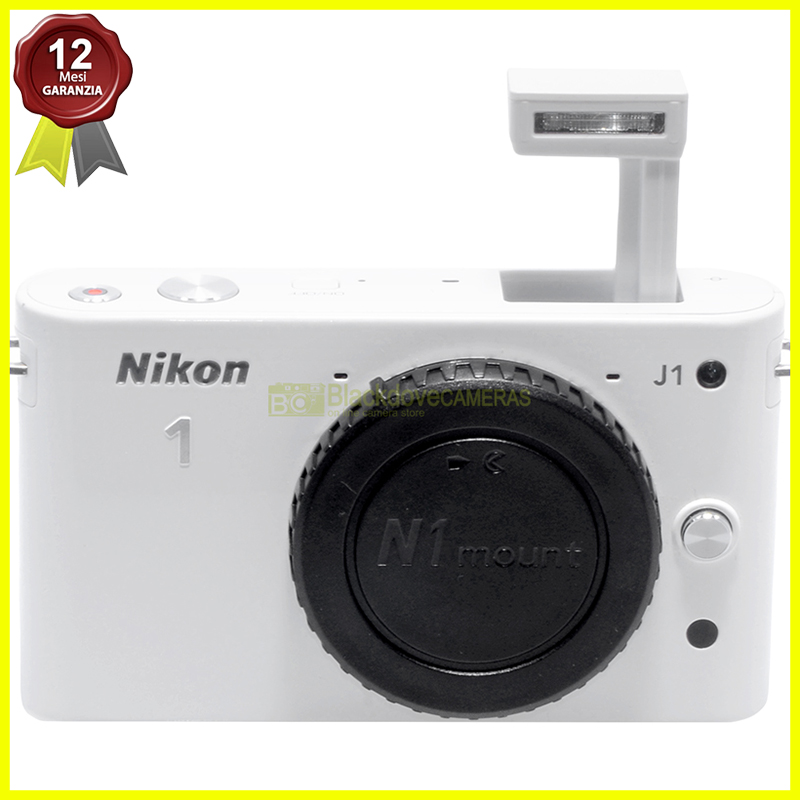 Nikon 1 J1 White Body Mirrorless Micro 4/3 – foto reale del prodotto