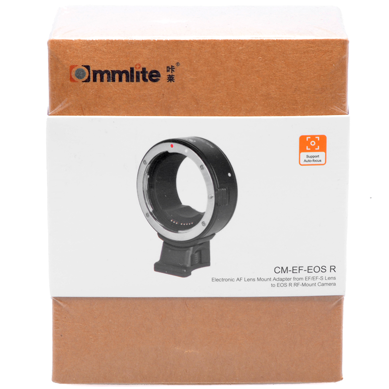 Adattatore Commlite EF EF-S su EOS R vista dettagliata