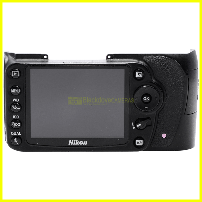 Dorso Nikon D90 con Display e Sportello SD per Nikon D90 – Ricambio Originale usato. Spare part.