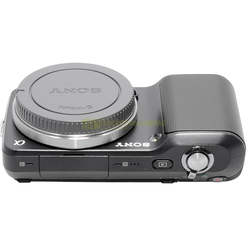 Sony NEX-3 mirrorless APS-C vista superiore