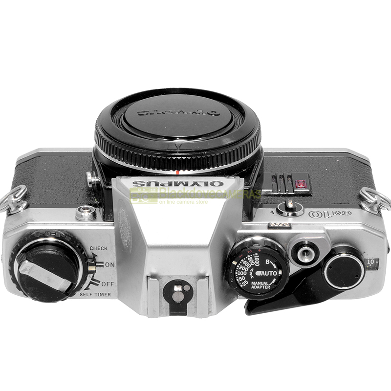 Olympus OM-10 Body Silver vista posteriore