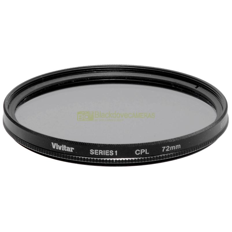 Filtro CPL 72mm Vivitar Series 1 Polarizzatore Circolare vista frontale