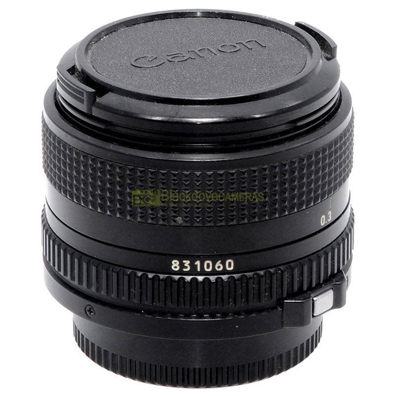 Canon FD 28mm f/2.8 vista posteriore innesto FD FL