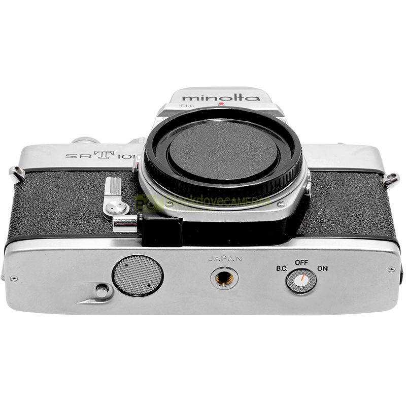 Minolta SRT 101 fotocamera vintage condizioni estetiche