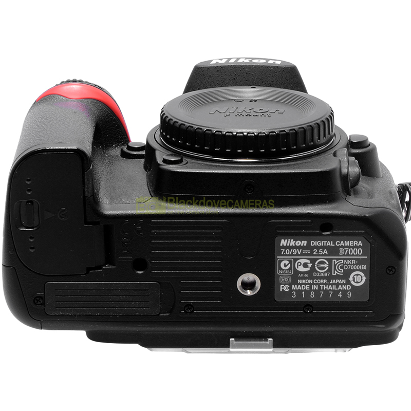 Nikon D7000 body DSLR vista superiore