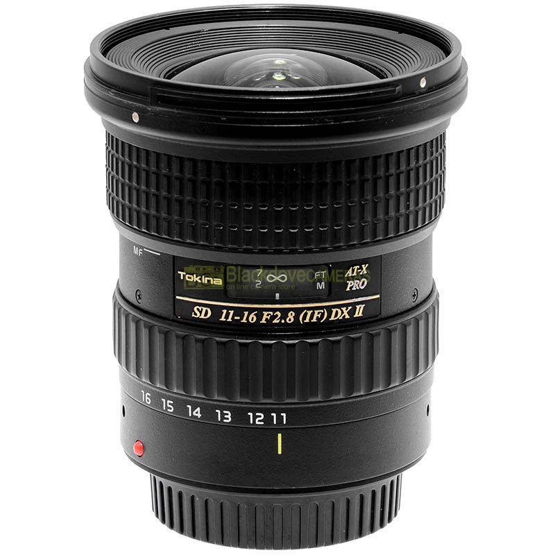 Tokina ATX Pro 11-16mm f/2.8 IF DX II Canon EOS - vista frontale