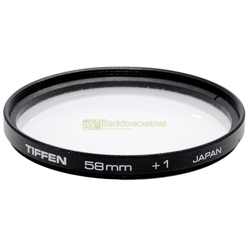 Filtro close-up Tiffen +1 diottria 58mm vista frontale