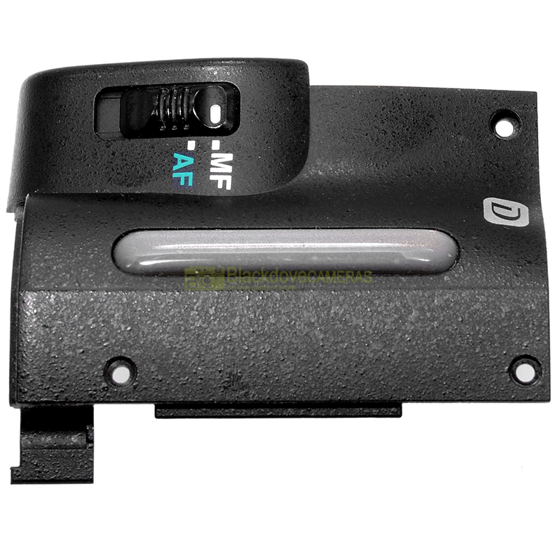 Frontale destro con selettore MF-AF per Pentax K100D – Ricambio Originale usato.