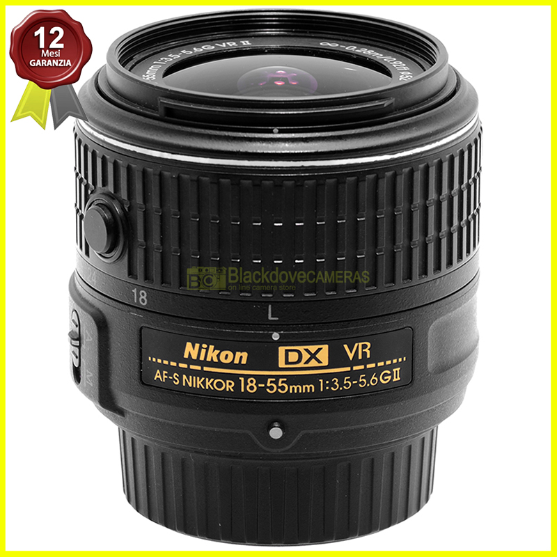 Nikon AF-S DX 18-55mm f/3.5-5.6G VR II – obiettivo zoom stabilizzato DX