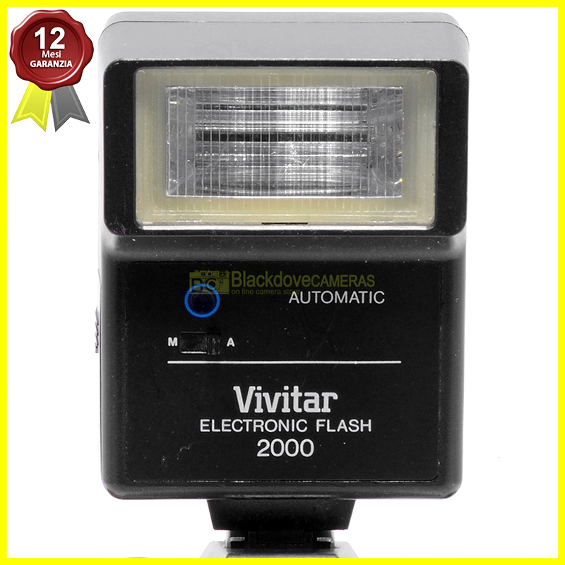 Flash Vivitar 2000 Electronic Vintage - vista frontale