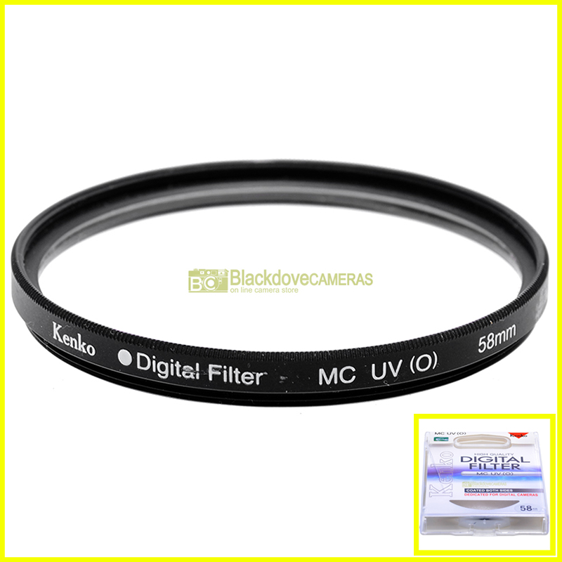 Filtro UV 58mm Kenko Digital MC UV (0) per Canon Nikon Sony Fuji Lente 58 mm M58 5 Filtro UV 58mm protezione lente per obiettivi fotografici