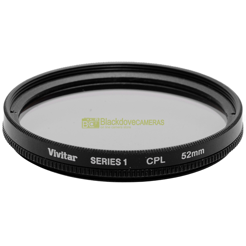 Filtro CPL 52mm Vivitar Series 1 Polarizzatore Circolare vista frontale