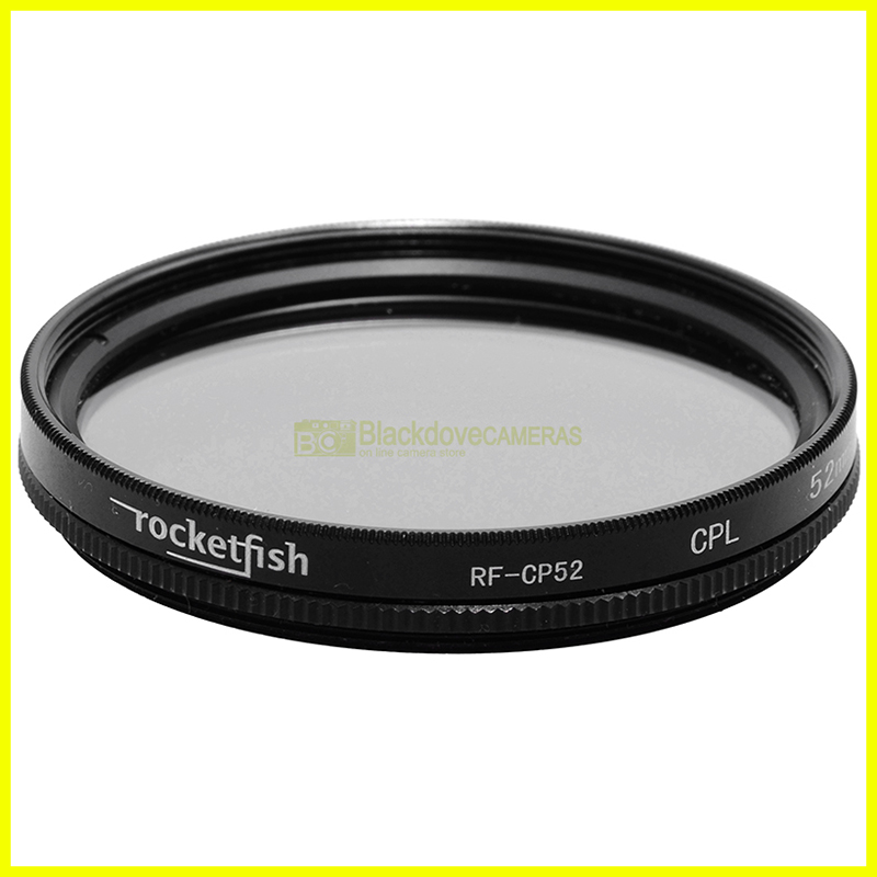Filtro CPL 52mm Rocketfish RF-CP52 Polarizzatore Circolare Elimina Riflessi M52