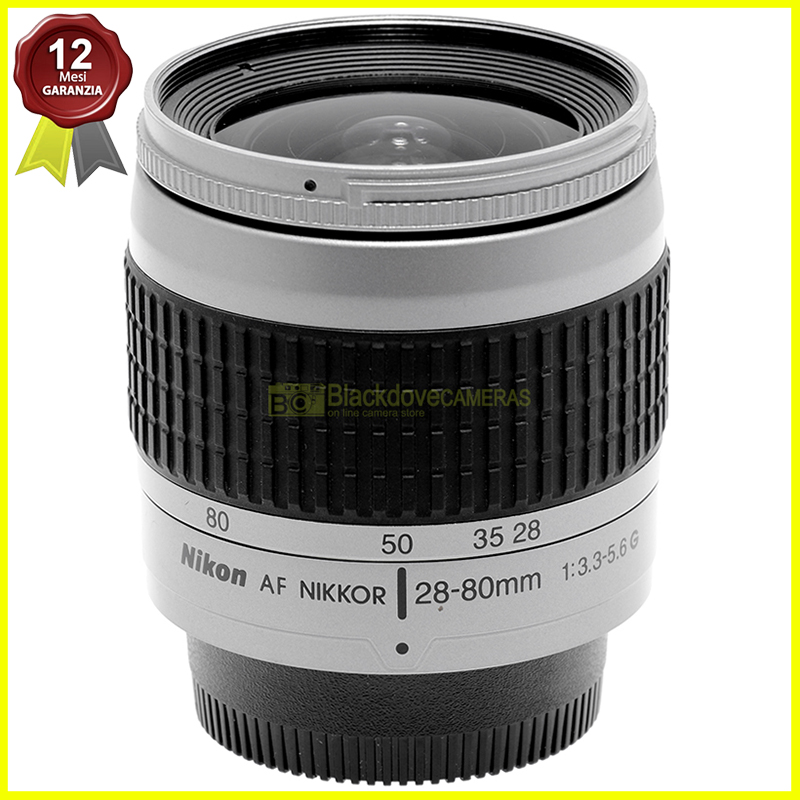 Nikon AF 28-80mm f/3.3-5.6G Silver obiettivo zoom - foto reale