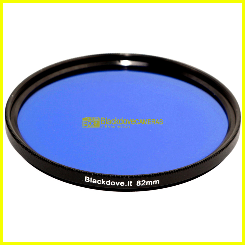 Filtro Blu 82mm Blackdove-cameras Blue Filter per Obiettivi Diametro 82 mm - foto reale