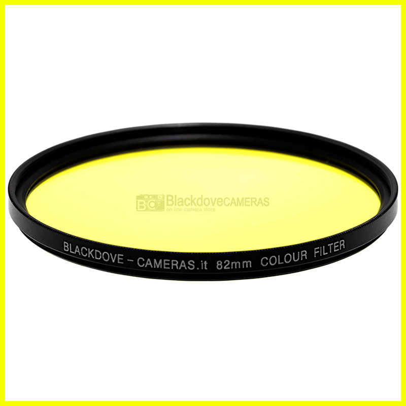 Filtro Giallo 82 mm Blackdove-cameras Yellow Filter per Obiettivi Diametro 82mm - foto reale