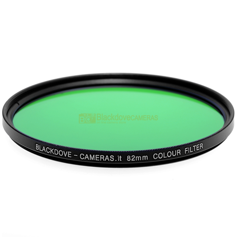Filtro Verde 82 mm Blackdove-cameras Green Filter per Obiettivi Diametro 82mm