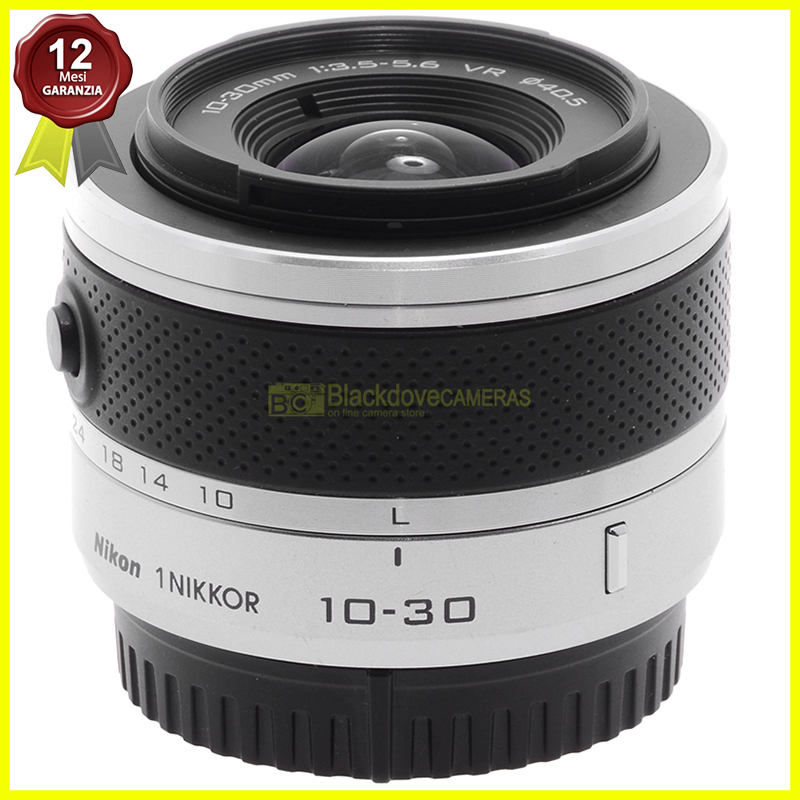 Nikon 1 Nikkor 10-30mm VR Silver – Obiettivo stabilizzato per Nikon 1