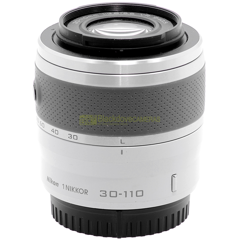 Dettaglio Nikon 1 Nikkor 30-110mm VR lato frontale