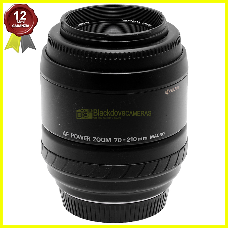 Yashica AF 70-210mm f4-5.6 Macro POWER ZOOM Kyocera | Rare Vintage Lens - foto reale
