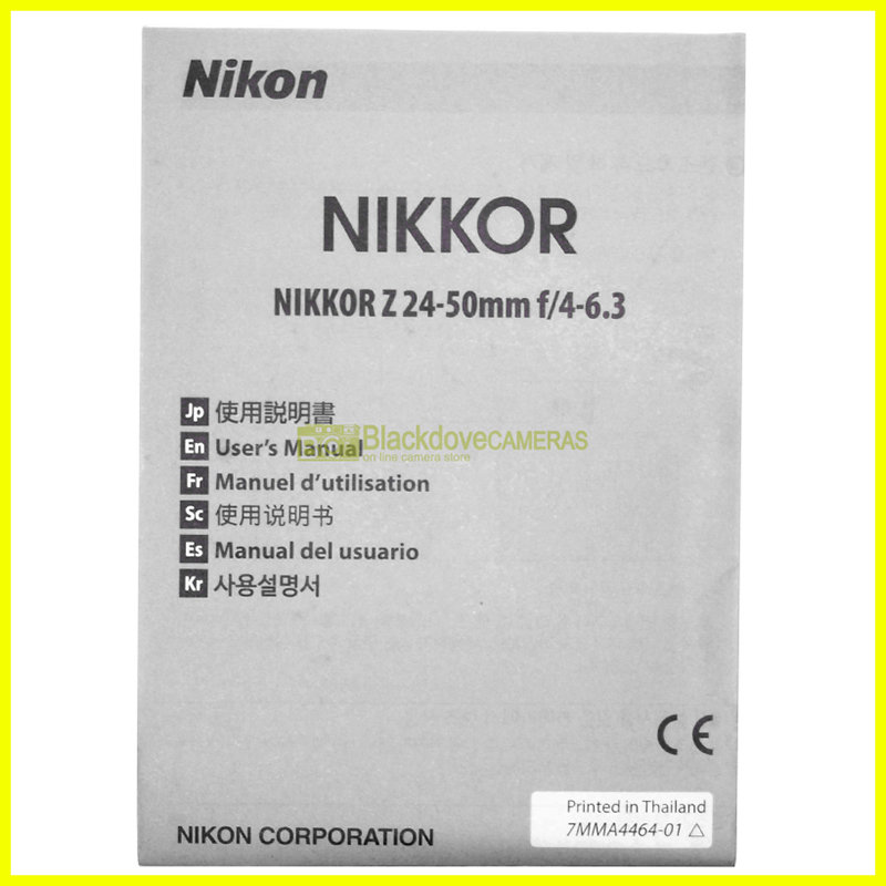 Manuale Nikon Nikkor Z 24-50mm f/4-6.3 – Foto reale