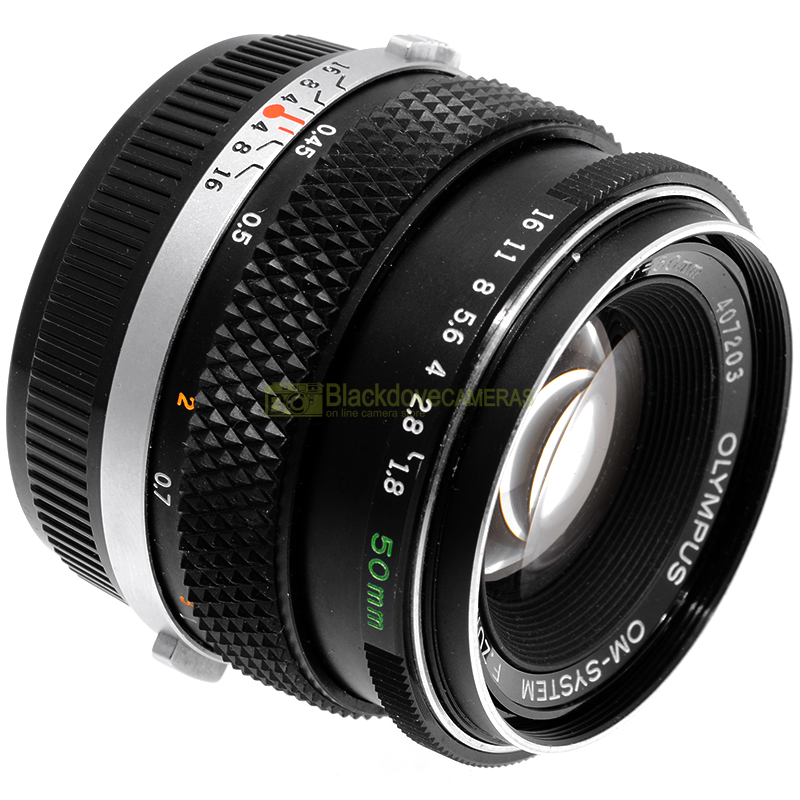 Olympus Zuiko Auto‑S 50mm f/1.8 – vista posteriore