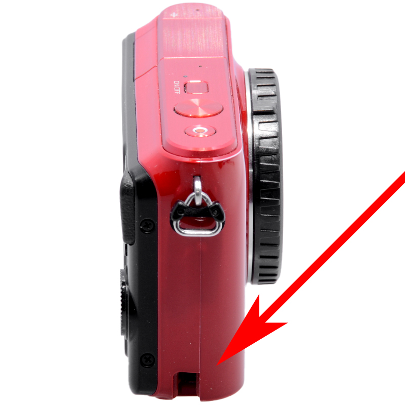 Nikon 1 S1 Red – vista posteriore