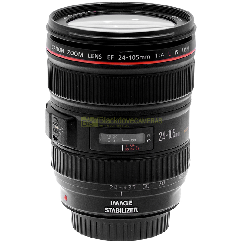 Canon EF 24-105mm f/4 L IS USM – vista laterale