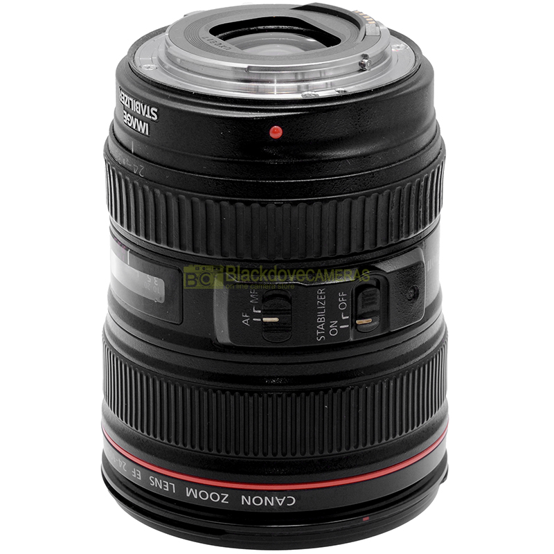 Canon EF 24-105mm f/4 L IS USM – vista laterale
